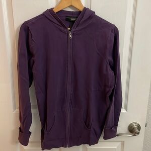 Venezia purple zip up hoodie